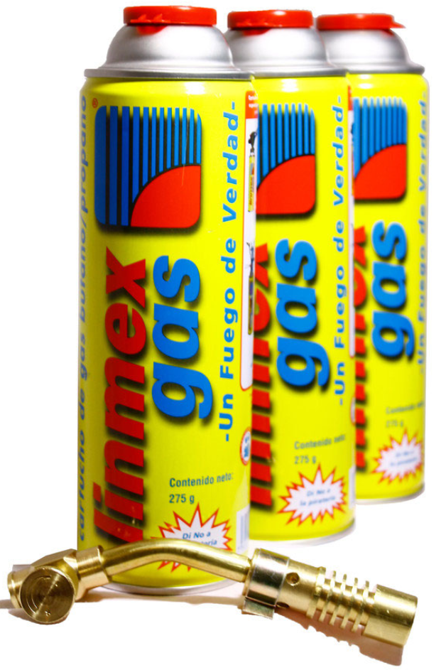 Kit G6 de latón con 3 cartuchos de rosca 275g