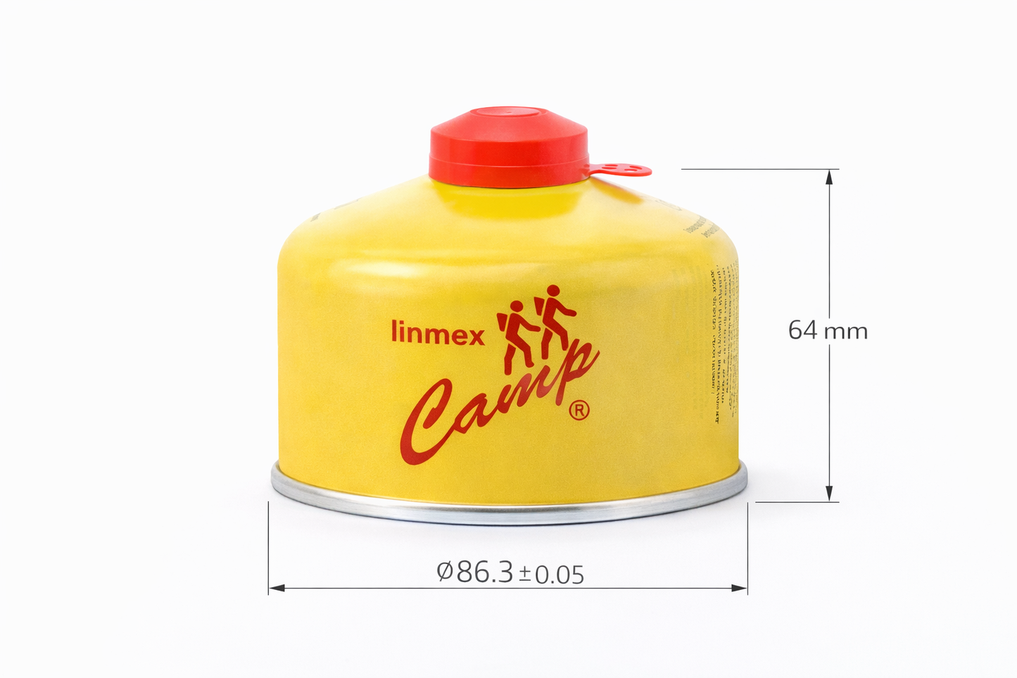 Cartucho de gas para camping 450g, 230g y 110gr