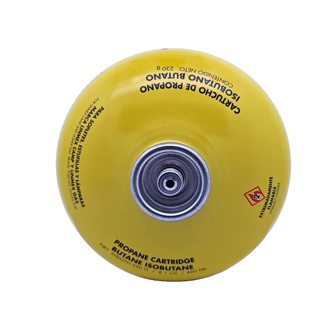Cartucho de gas para camping 450g, 230g y 110gr