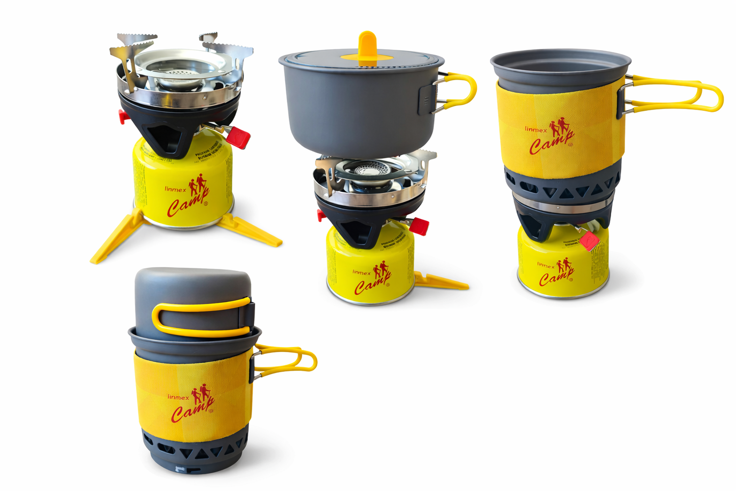 Estufilla Jet Boil Camping Linmex Gas Hx-cc02 Amarillo